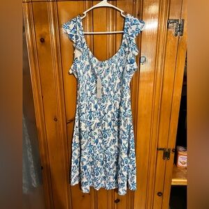 Lilly Pulitzer Jilly Smocked Dress NWT XL Resort White Shell Collector